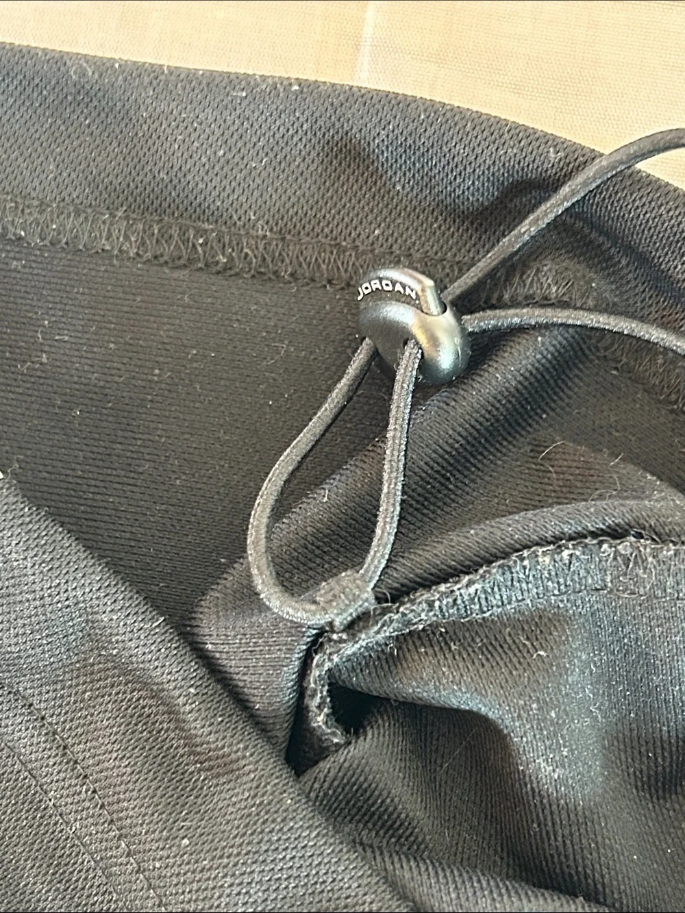 Jordan Black Track Pants with White Side Panels